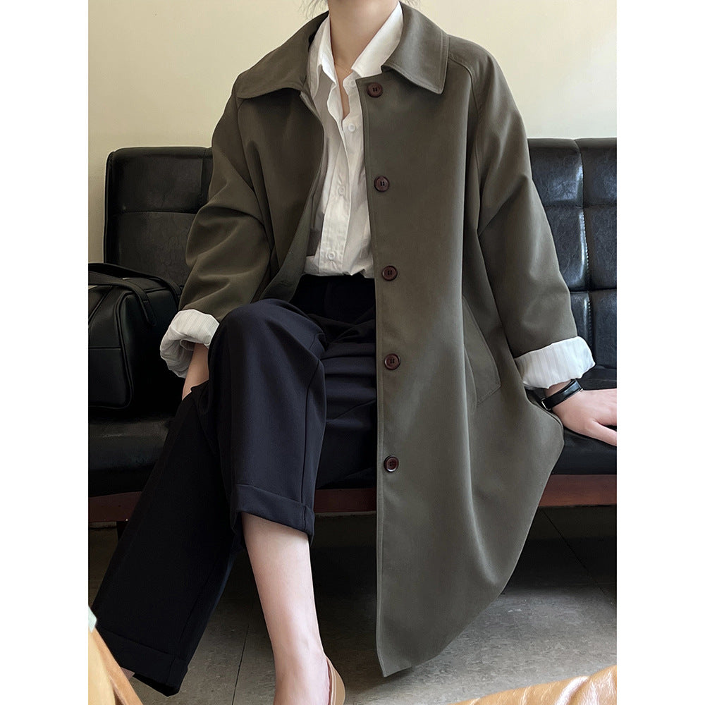 Korean Style Casual Trench Coat Women's Autumn New