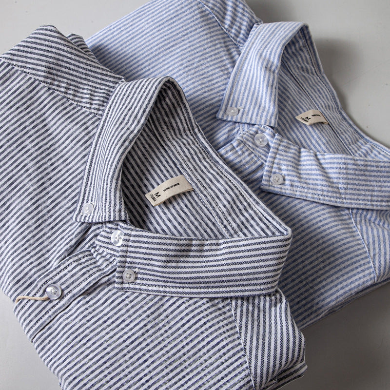 Retro Simple Casual Base Men's Long Sleeve