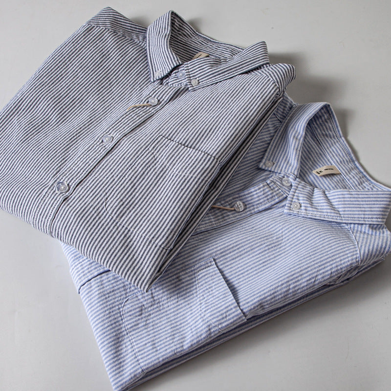 Retro Simple Casual Base Men's Long Sleeve