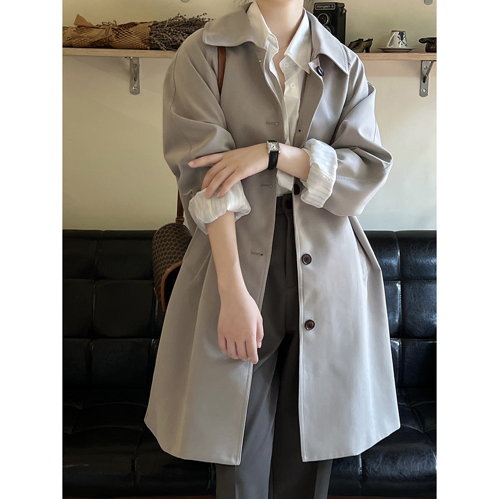 Korean Style Casual Trench Coat Women's Autumn New