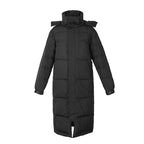 Womens Knee-Length Loose Plus-Size Padded Cotton Jacket Coats